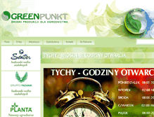 Tablet Screenshot of greenpunkt.pl